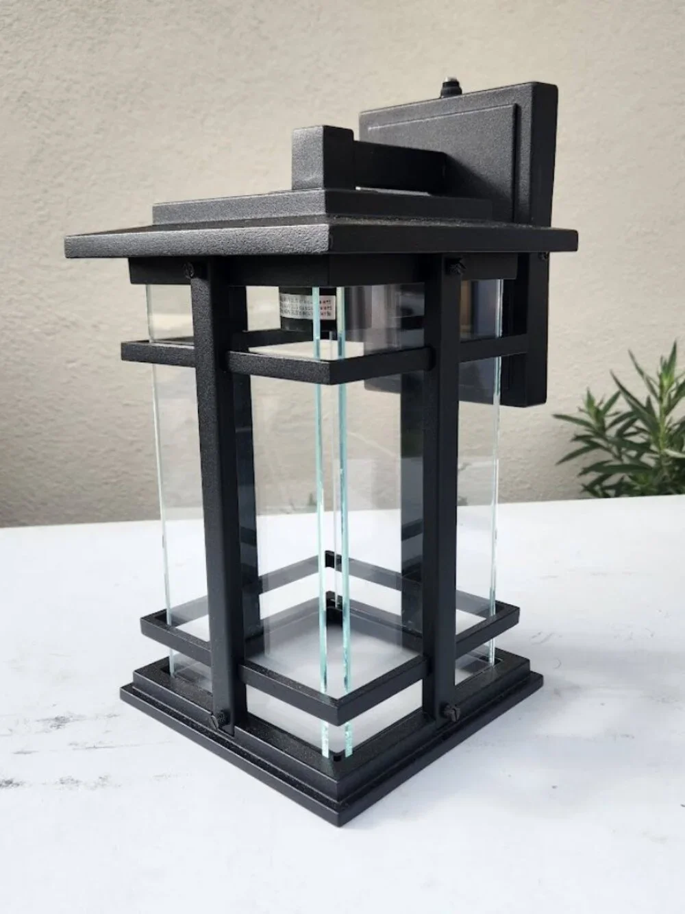 NEW Lutec Craftsman Outdoor Coach Light Lantern Lighting Wall Hardwired Electric